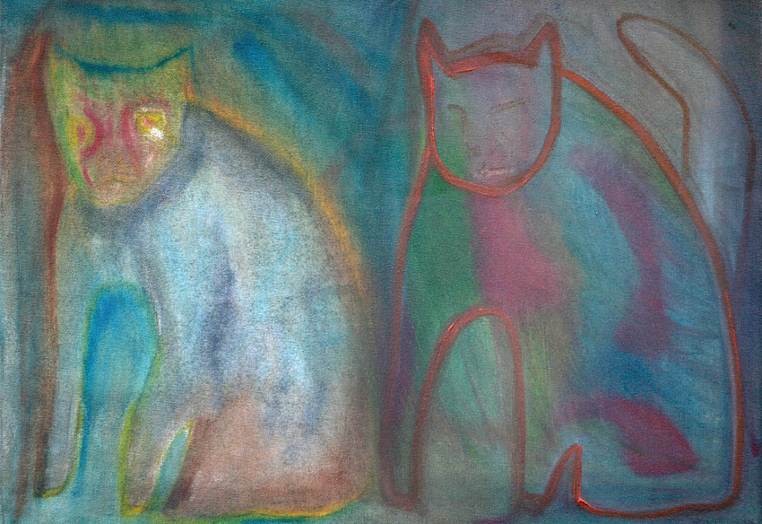 Two cats