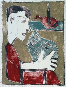 After Childish Edgeworth (by Edgeworth, after a joint painting by Billy Childish & Edgeworth)