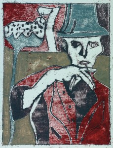 After Childish Edgeworth (by Edgeworth, after a joint painting by Billy Childish & Edgeworth)