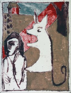 After Childish Edgeworth (by Edgeworth, after a joint painting by Billy Childish & Edgeworth)