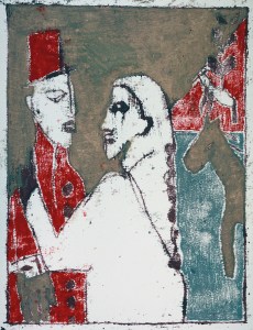 After Childish Edgeworth (by Edgeworth, after a joint painting by Billy Childish & Edgeworth)