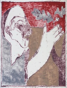 After Childish Edgeworth (by Edgeworth, after a joint painting by Billy Childish & Edgeworth)