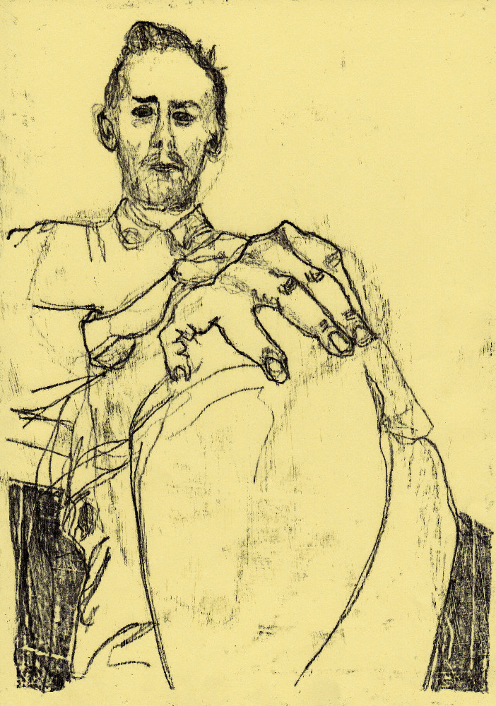 Self-portrait holding knee&nbsp;4
