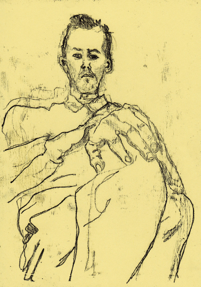 Self-portrait holding knee&nbsp;5