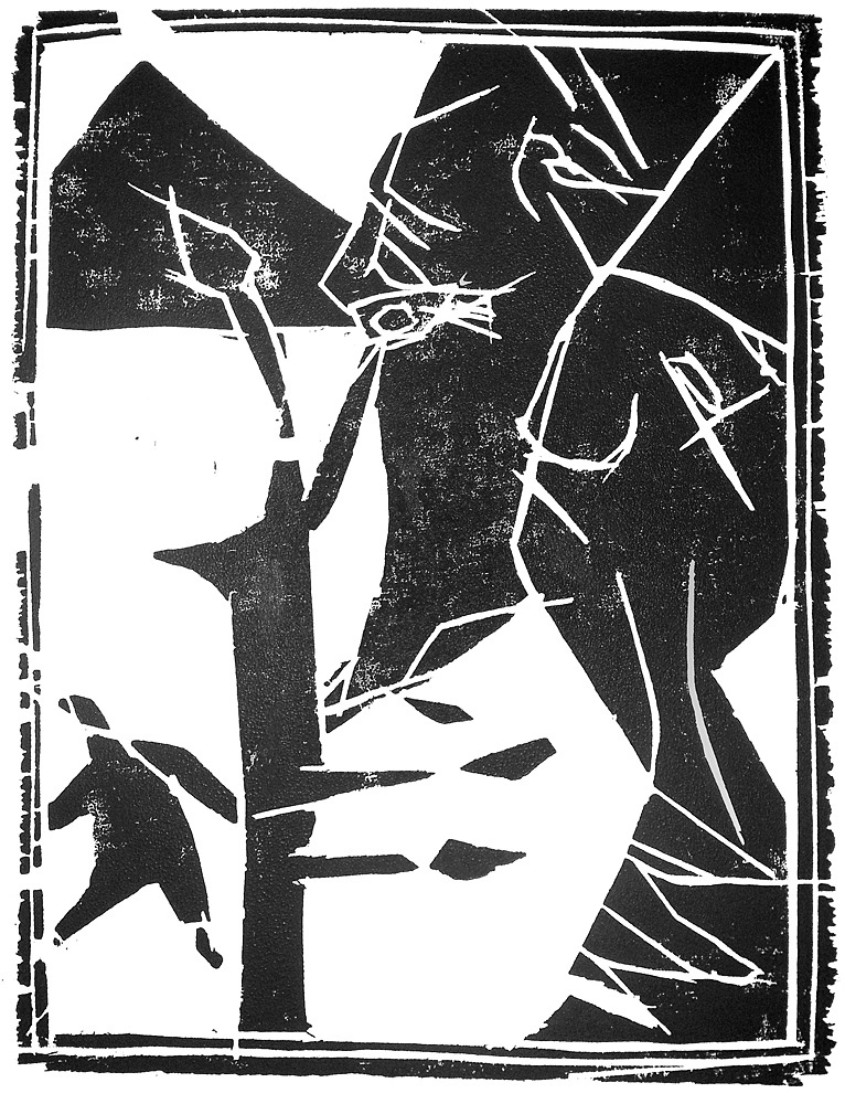 Mikhail Larionov with his platoon commander (after Natalia&nbsp;Gonchorova)