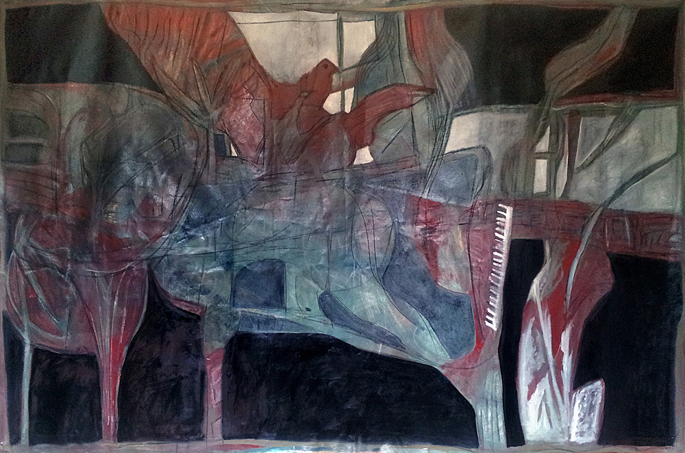 Pigeons in a music&nbsp;room