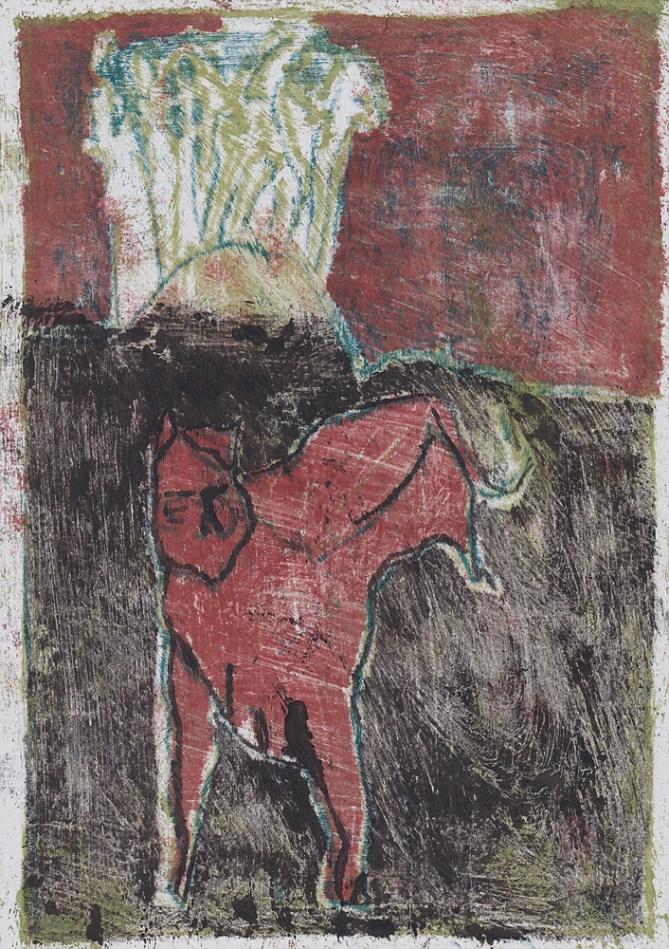 Cat and distant horseman 5