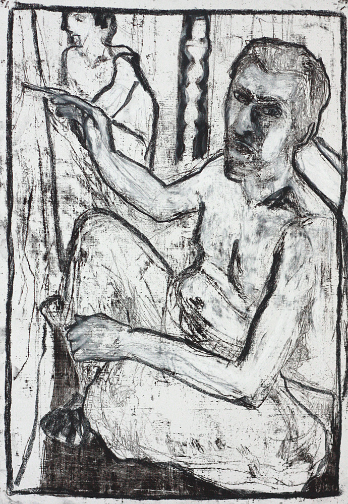 Self-portrait with mirror&nbsp;image