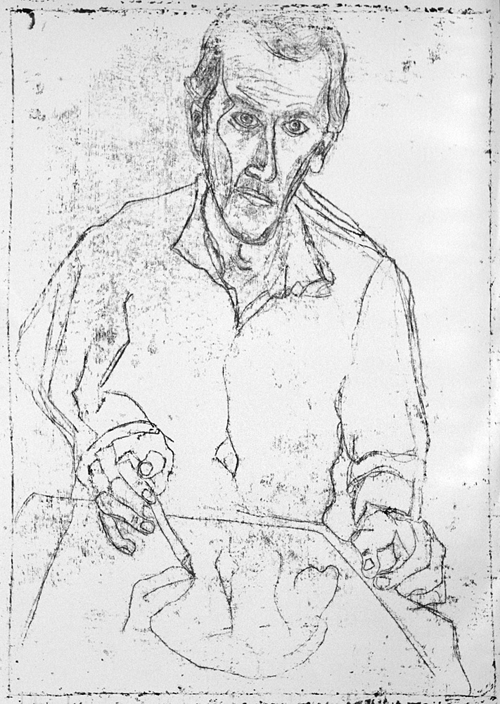 Self-portrait with open collar&nbsp;2