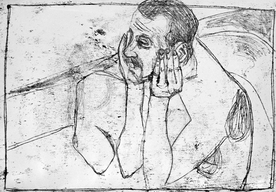 Self-portrait at bath time