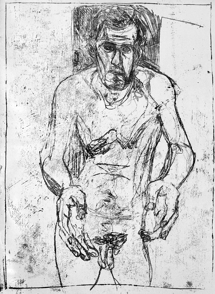 Self-portrait at bath time