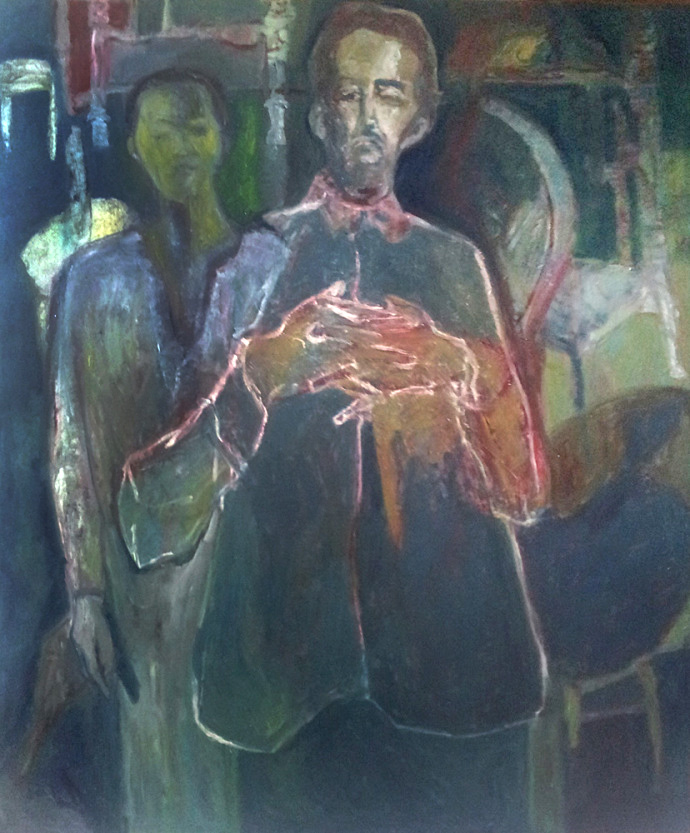 Shelley and I in the bedroom