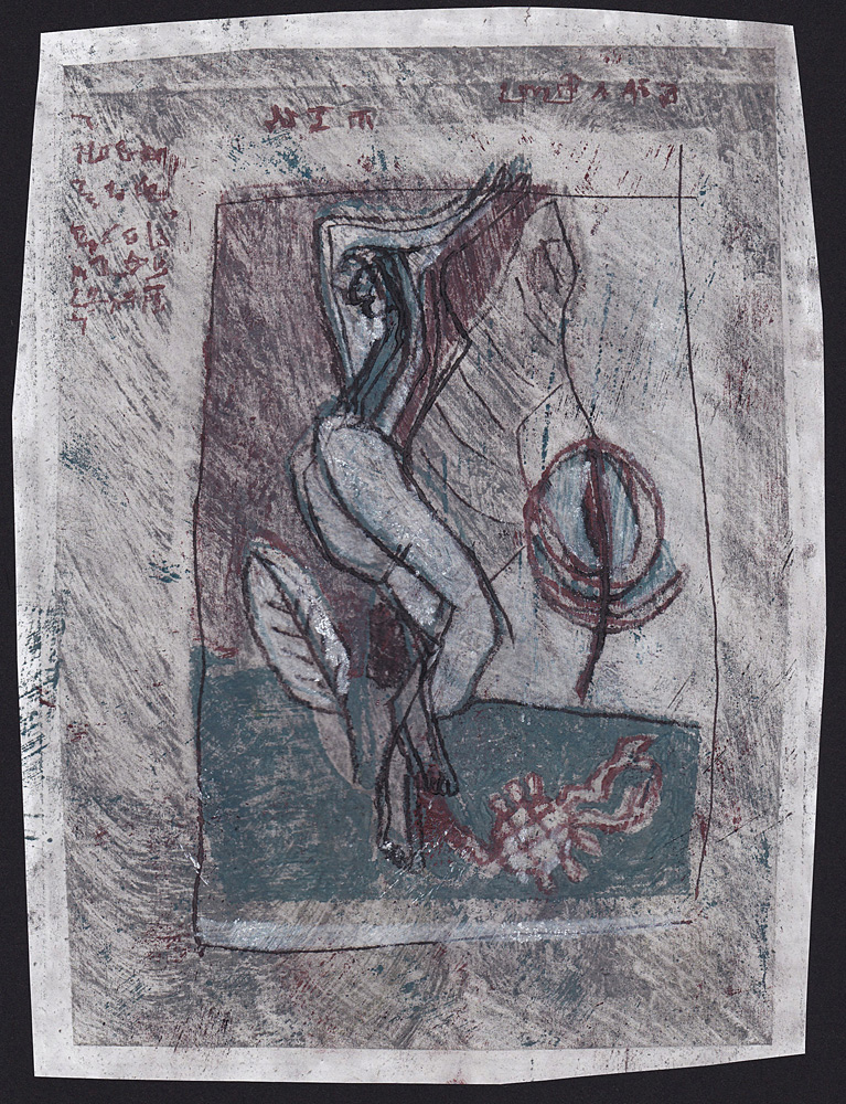 Woman in the desert being bitten by a scorpion&nbsp;2