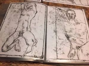 Male nudes, self-portraits. Artist: Edgeworth