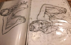 Male nudes, self-portraits. Artist: Edgeworth