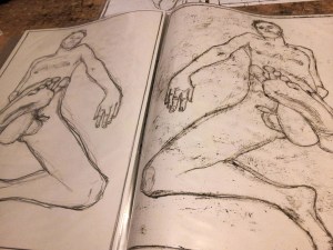 Male nudes, self-portraits. Artist: Edgeworth