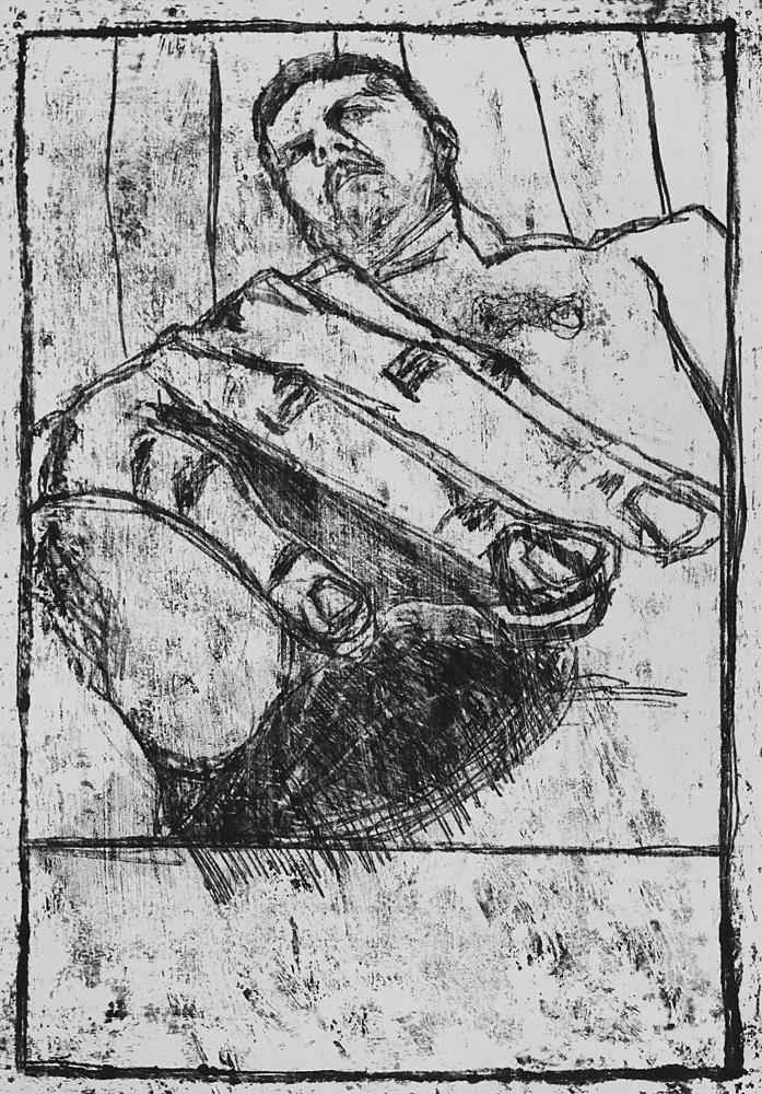 Self-portrait, testicles and&nbsp;fingers