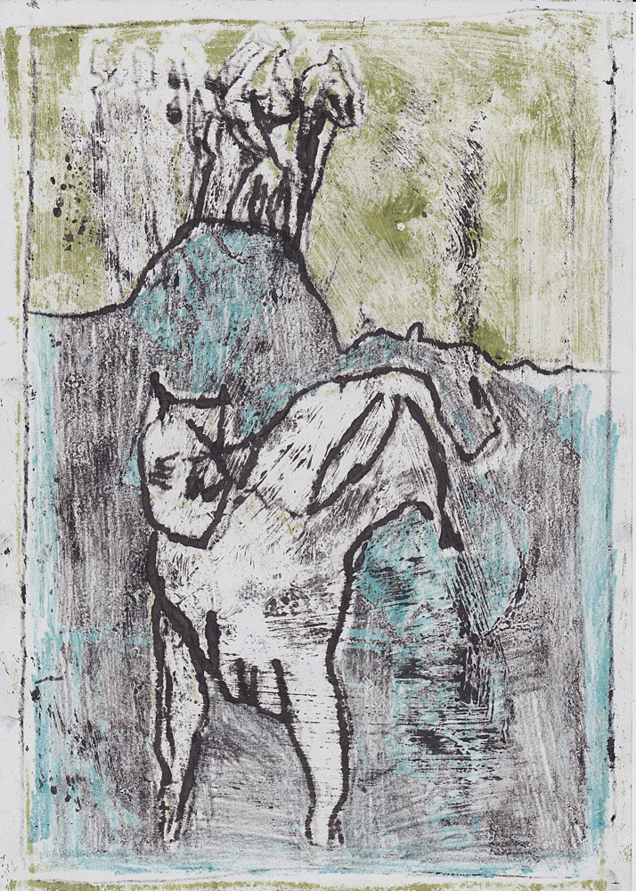 Cat and distant horseman&nbsp;7