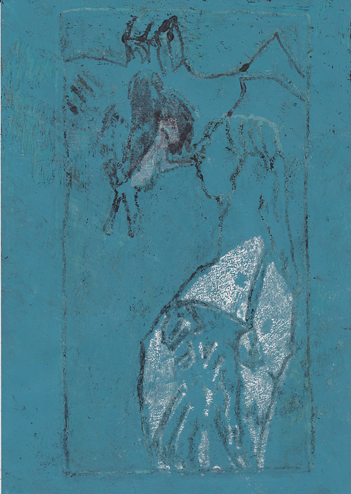 Woman with dog at a bridge&nbsp;12