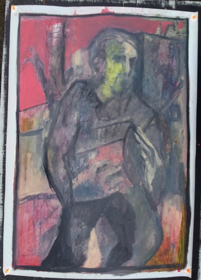 Thief stealing a dolls house