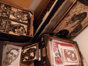 Photo of Edgeworth Johnstone's studio.