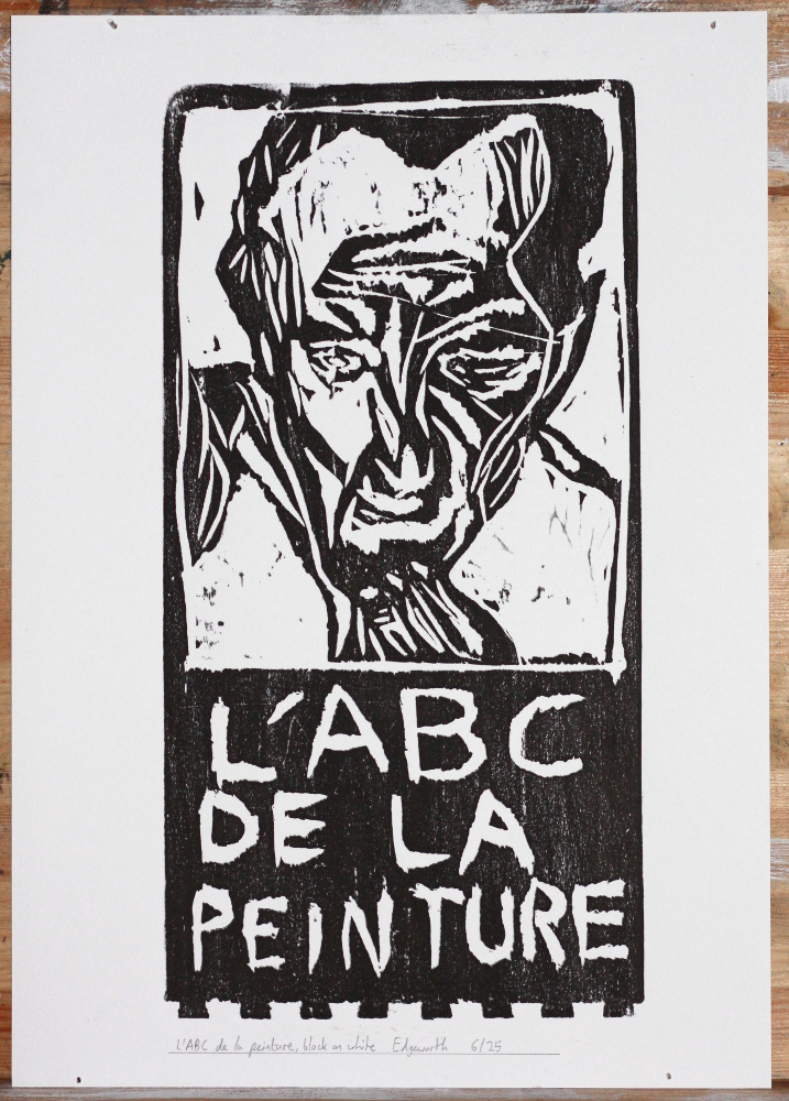 L’ABC de la peinture, black on&nbsp;white