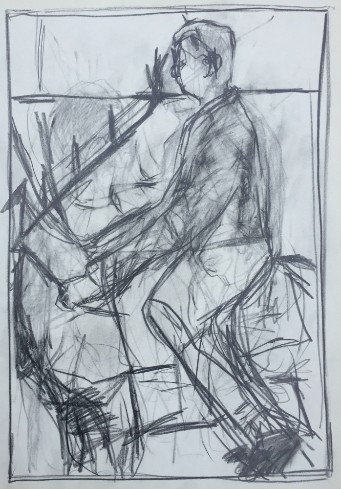 Boy riding a&nbsp;horse