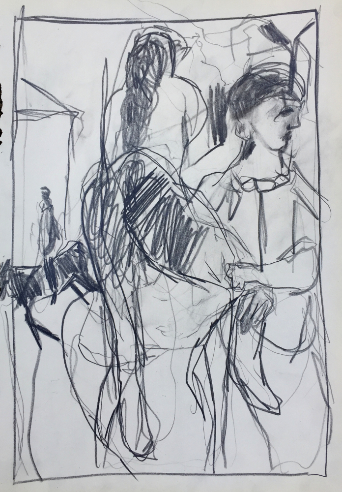 Girl mounting a&nbsp;horse