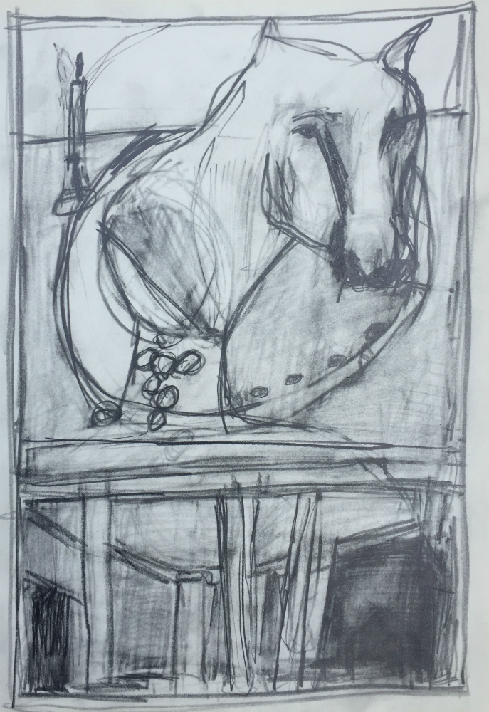 Still-life with bull’s&nbsp;head