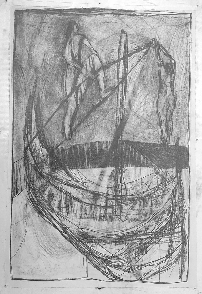 A couple climbing a&nbsp;boat