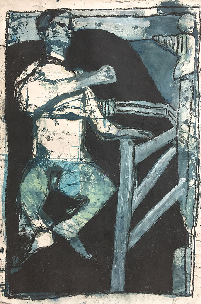 Man Jumping by a&nbsp;Fence