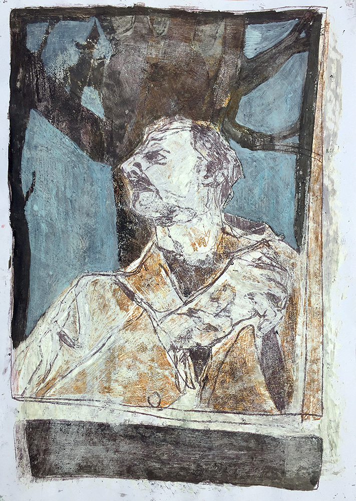 Self-portrait under Kenwood tree&nbsp;10