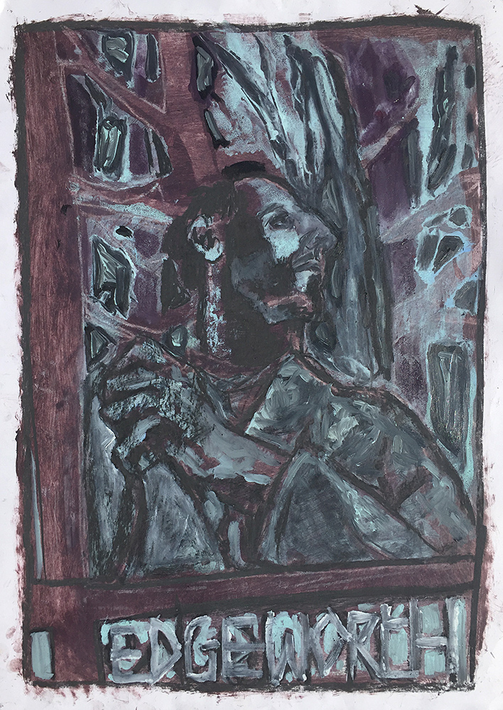 Self-portrait under Kenwood tree&nbsp;11