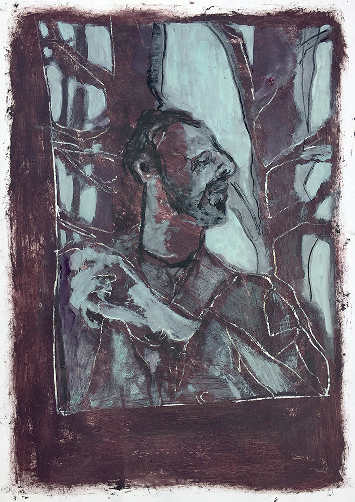 Self-portrait under Kenwood tree&nbsp;12