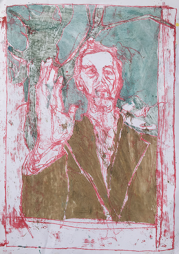 Self-portrait under Kenwood tree&nbsp;4