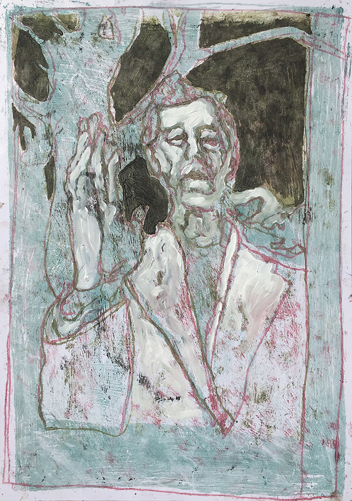 Self-portrait under Kenwood tree&nbsp;6