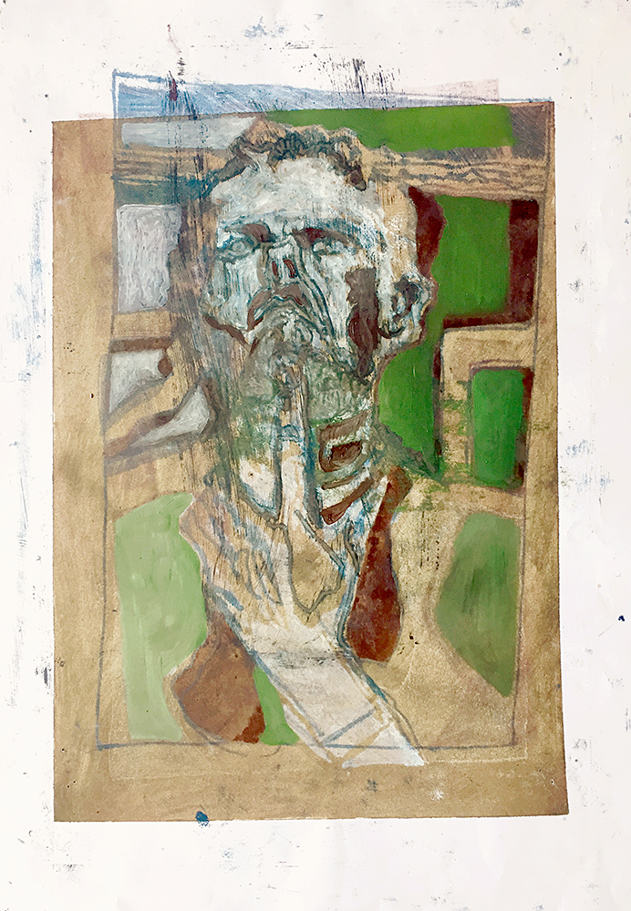 Self-portrait pushing bottom lip&nbsp;5