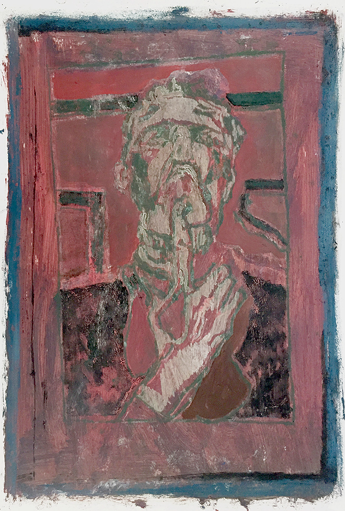 Self-portrait pushing bottom lip&nbsp;8