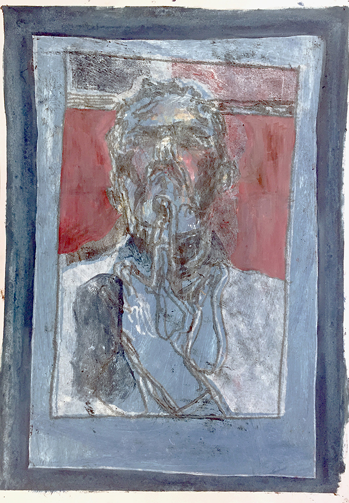 Self-portrait pushing bottom lip&nbsp;9