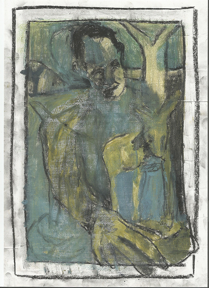 Carpenter carving a deer 2