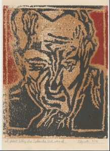 Self-portrait holding chin (yo-b-rr) 7 of 25