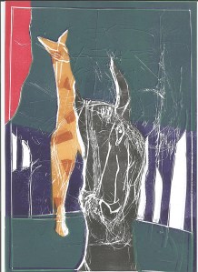 Giraffe in day and night 12