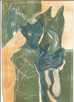 Man with two horses 12