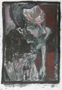 Self-portrait in the studio 2