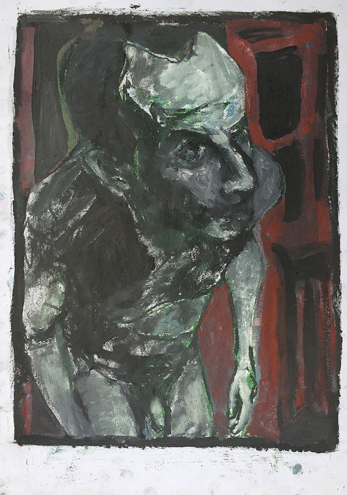 Self-portrait in the studio&nbsp;3