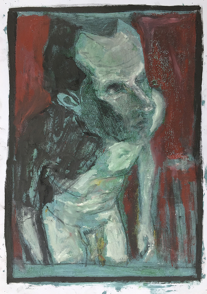 Self-portrait in the studio 4