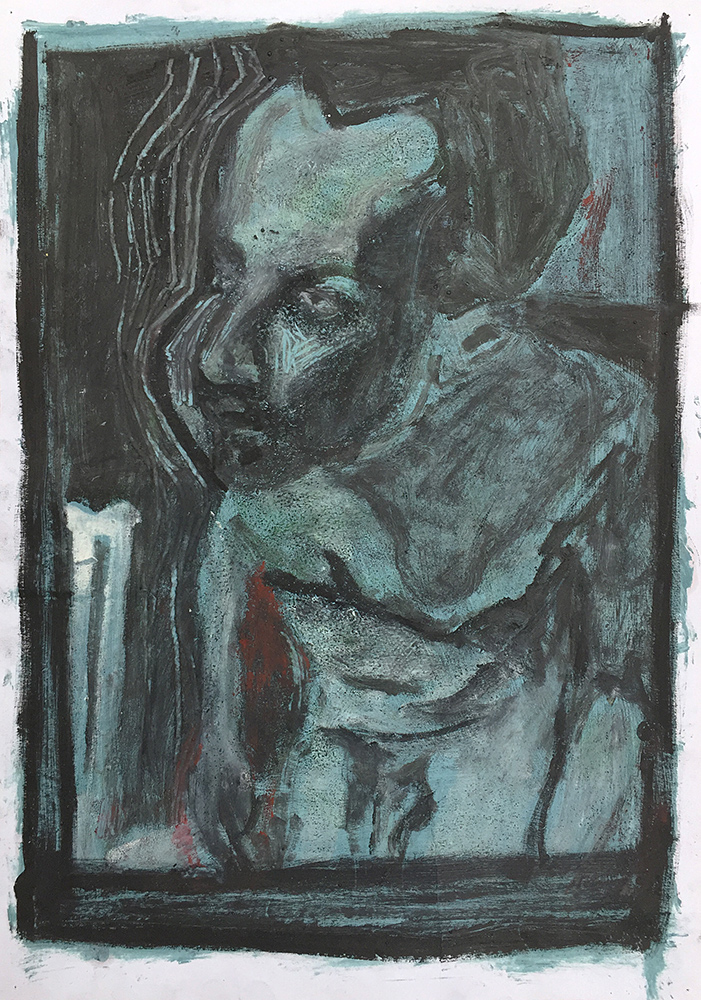 Self-portrait in the studio 8