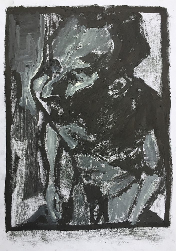 Self-portrait in the studio 9