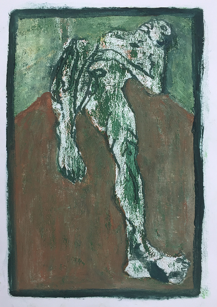 Self-portrait lying down&nbsp;7