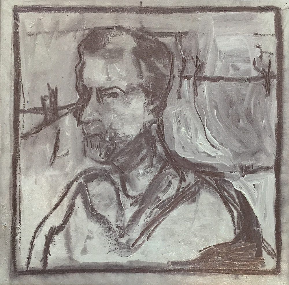 Man overlooking the hills